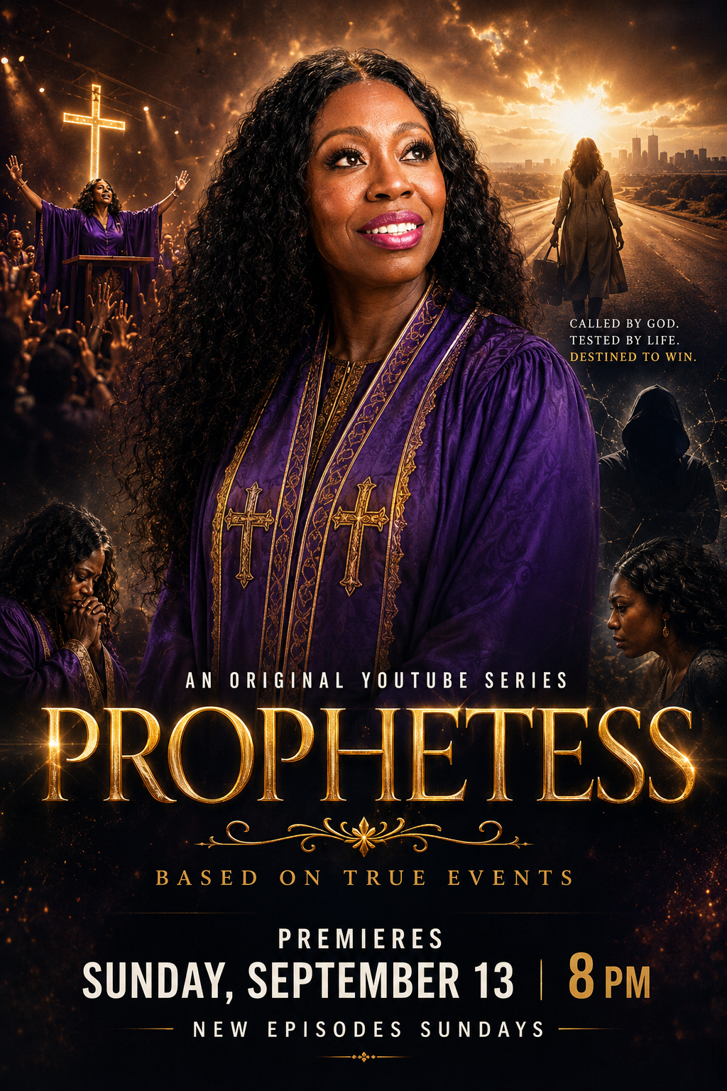 Prophetess series promotional artwork by Ann Ridgle for Kainos Vision Films